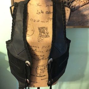 Leather vest